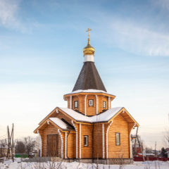 В поселке Воронцовка состоялось первое богослужение в новопостроенном храме