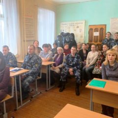 Встреча личного состава ИК-54 с батюшкой