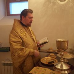 Епископ Алексий совершил Божественную литургию в Свято-Пантелеимоновском монастыре