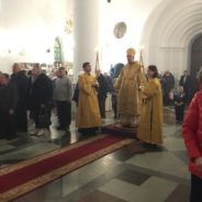 Епископ Алексий совершил Божественную литургию в Неделю святых праотец