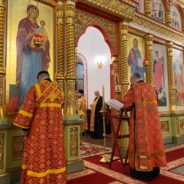 Божественная Литургия состоялась в новогоднюю ночь в Преображенском кафедральном соборе