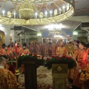 Архиерейское богослужение совершено в Храме на Крови накануне Собора новомучеников и исповедников Церкви Русской