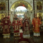 Сонм архиереев совершил Божественную литургию в Храме на Крови в праздник Собора новомучеников и исповедников Церкви Русской