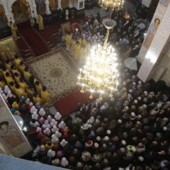 В день 135-летия Екатеринбургской епархии в Храме на Крови совершена праздничная архиерейская Божественная литургия