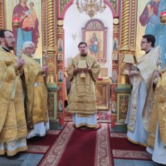 Епископ Алексий совершил Божественную литургию в день памяти святителя Григория Богослова