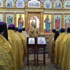Епископ Алексий совершил Литургию в день празднования иконы Божией Матери «Иверская»