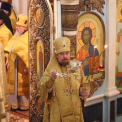 Епископ Алексий принял участие в праздничном богослужении по случаю 5-летия Югорской епархии