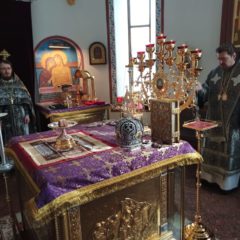Епископ Алексий совершил Литургию Преждеосвященных Даров в Спасо-Преображенском соборе