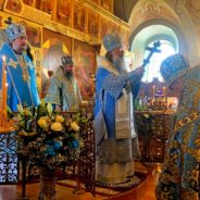 Архиерейская Божественная литургия в праздник Благовещения Пресвятой Богородицы состоялась в храме Вознесения Господня