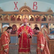 Епископ Алексий совершил Божественную литургию в субботу Светлой седмицы