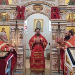 Епископ Алексий совершил Божественную литургию в Неделю о самаряныне