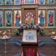 Епископ Алексий совершил всенощное бдение в канун празднования Вознесения Господня