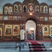 Епископ Алексий совершил Божественную литургию в праздник Вознесения Господня