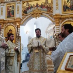 Епископ Алексий совершил Божественную литургию в неделю памяти отцев I Вселенского собора