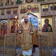 Епископ Алексий совершил всенощное бдение накануне Недели первой по Пятидесятнице, всех святых