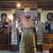 Епископ Алексий совершил Божественную литургию в Свято-Косьминской пустыни