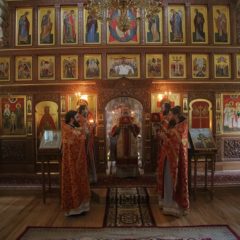 Митрополит Кирилл совершил Божественную литургию в монастыре Царственных страстотерпцев