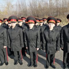 Юные новобранцы кадетской школы г. Серова приняли кадетскую присягу