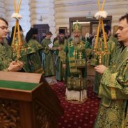 Митрополит Кирилл совершил Божественную литургию в монастыре Царственных страстотерпцев