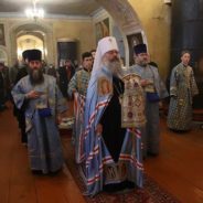 Митрополит Кирилл совершил Божественную литургию в храме во имя Георгия Победоносца Первоуральского церковного округа