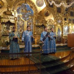 Епископ Алексий совершил Божественную Литургию в день празднования в честь иконы Божией Матери «Знамение»