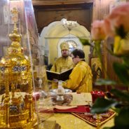 Епископ Алексий совершил Литургию в Неделю святых Праотец