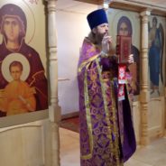 Первая Литургия храме во имя Иоанна Богослова с. Дерябино Серовской епархии