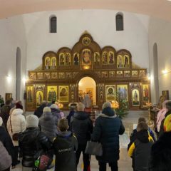 Рождественская служба. Нижняя Тура.