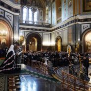 Святейший Патриарх Кирилл совершил вечерню с чином прощения в Храме Христа Спасителя