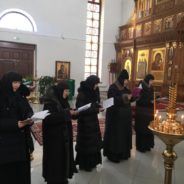 Паломницы из Скорбященского монастыря