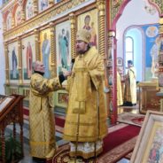 В Неделю о блудном сыне епископ Алексий совершил Литургию в Спасо-Преображенском соборе города Серова