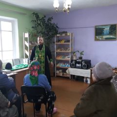 Встреча настоятеля прихода Николая Чудотворца п. Сосьва иерея Сергия Михалёва с жителями деревни Морозково