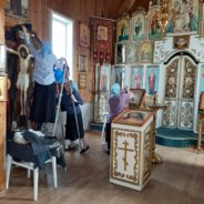 В Никольском храме посёлка Сосьва прошла генеральная уборка