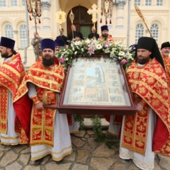 В День памяти святого Симеона епископ Феодосий совершил праздничную Божественную литургию в Свято-Николаевском монастыре в Верхотурье