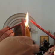 Благодатный огонь в Серове