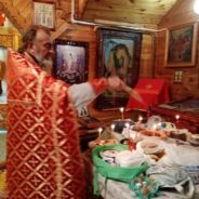 Всенощное бдение и Пасхальная Божественная литургия в п. Гари