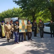Встреча иконы и ковчега с мощами святого Александра Невского