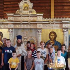 Крещение детей приюта