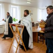 Священники освятили здание ЮЗП (г.Краснотурьинск)