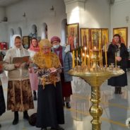 Паломники в нашем храме (г.Нижняя Тура)