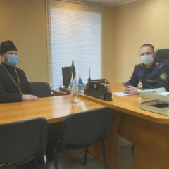 В канун Нового года 28 декабря 2021 г. ФКУ ЛИУ-23 п. Сосьва посетил окормляющий священник иерей Сергий Михалёв