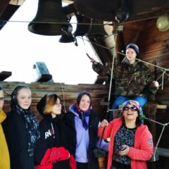 Экскурсия в Храм и на колокольню и поход  на природу в Светлое Христово Воскресение, в Пасху (п. Гари).