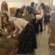 1000 гуманитарных наборов передал иркутский приход святого Харлампия в Горловку. Информационная сводка о помощи беженцам (от 25 мая 2022 года)