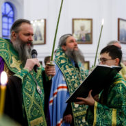 Епископ Феодосий и сонм архиереев совершили малую вечерню и Всенощное бдение в Свято-Николаевском монастыре Верхотурья