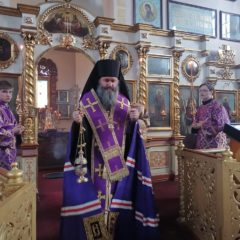 Преосвященный Феодосий, епископ Нижнетагильский и Невьянский, временно управляющий Серовской епархией, совершил уставное заупокойное богослужение в храме св. прор. Илии г. Серова