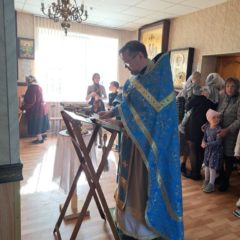 Молебен перед началом учебного года (пос. Ис)