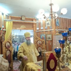 Епископ Феодосий совершил Божественную Литургию в пос. Черёмухово