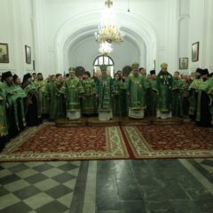 Сонм архипастырей Екатеринбургской митрополии совершил всенощное бдение в канун памяти прав. Симеона Верхотурского в г. Верхотурье