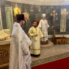 Епископ Феогност совершил Божественную Литургию в навечерие Рождества Христова