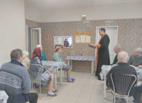 Пасха на приходе во имя святых преподобных Зосимы и Савватия Соловецких посёлка Ис